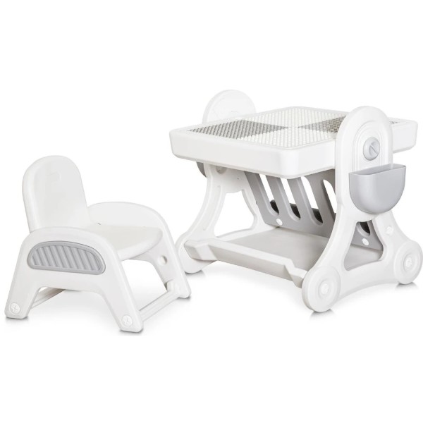 Фото - Комплект мебели детский Mealux Robin (KD-F051 White / Grey)